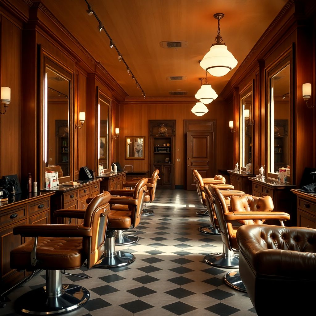 Le salon, La Moustache du Gentleman, Levallois-Perret
